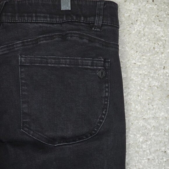 Democracy Jeans Womens 14 Black Skinny Ab Technology Stretch Denim Everyday Fit - Picture 5 of 14